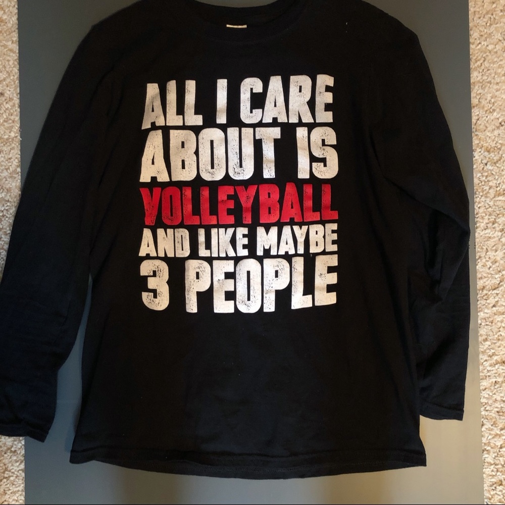 Statement Volleyball Long Sleeve Tee